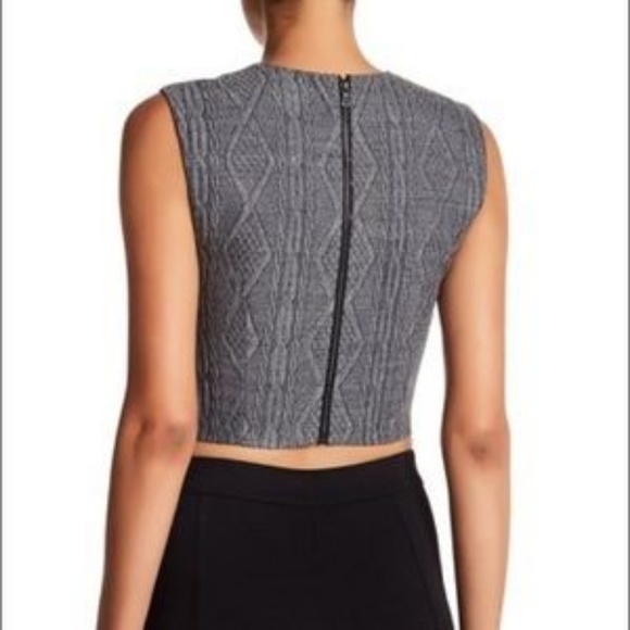 Alice & Olivia Kylnn Cable Knit Top NWT - Picture 2 of 8